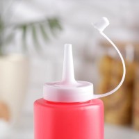 Ёмкость для соуса, 300 мл, 6×19 см, цвет красный