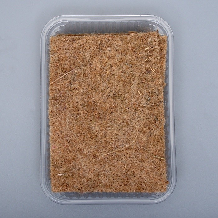 Набор джутовых ковриков для микрозелени 5 шт с боксом 1 шт "Рецепты Дедушки Никиты" №2