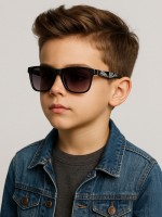 Очки солнцезащитные детские, uv 400, ширина 12.5 см, дужка 13.2 см, линза 4.5×3.9 см