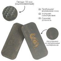Доска "Садху. Дракон" для йоги, с гвоздями, 2 шт, шаг 10 мм, 33 х 15 см