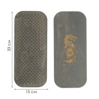 Доска "Садху. Дракон" для йоги, с гвоздями, 2 шт, шаг 10 мм, 33 х 15 см