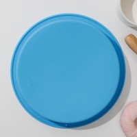 Форма для выпечки Доляна «Круг», 22×3 см, цвет МИКС