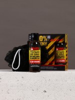 Подарочный набор «100% мужик», гель для душа и мочалка для тела, 100 мл, Чистое счастье