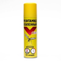 Аэрозоль репеллентный от комаров "Рефтамид" Антикомар Усиленный, с ароматом ванили, 150 мл