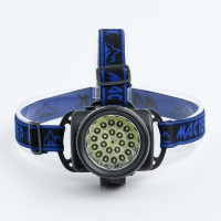 Фонарь налобный «Мастер К», 21 LED, от батареек 3×АА