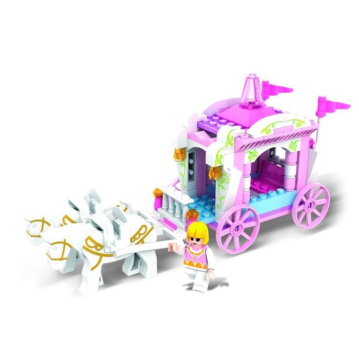 Конструктор «Девчонки: королевская карета», 98 деталей