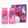 Набор детский «Самой чудесной», гель-пена 250 мл, шампунь 250 мл, мочалка 25 г, Чистое счастье
