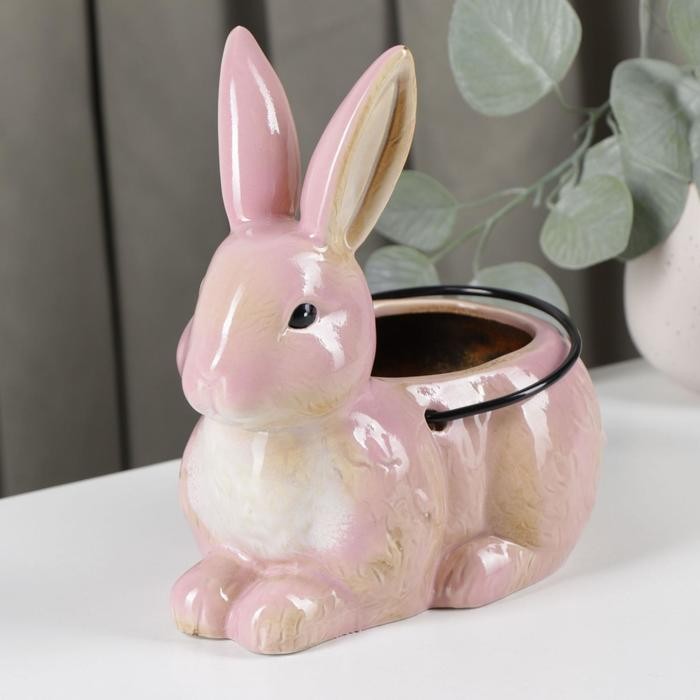 Конфетница «Зайка», 17,5×12×19 см, цвет МИКС