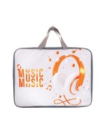 Папка с ручками текстильная А4, 360×245×70 мм, Calligrata Top «Музыка»