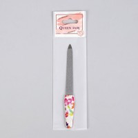 Пилка металлическая для ногтей, 12 см, рисунок МИКС