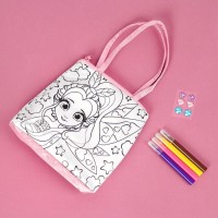 Сумка - раскраска «Фея», с фломастерами