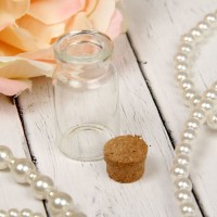 Основа для творчества и декорирования - бутылочка с пробкой, 7 мл