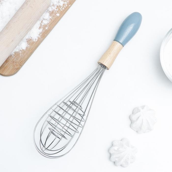 Венчик для взбивания Доляна «Камея», 29,5 см, цвет МИКС