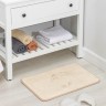 Коврик для дома с эффектом памяти SAVANNA Memory foam, 50×80 см, цвет бежевый
