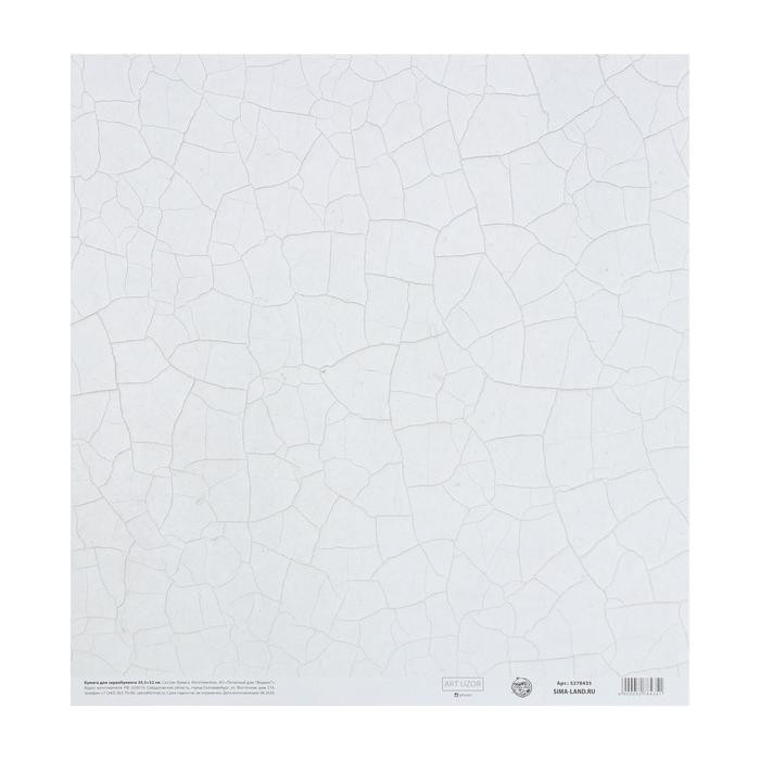 Бумага для скрапбукинга «Никогда не сдавайся», 30,5 х 32 см, 190 г/м²