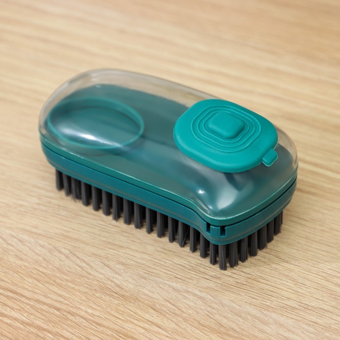 Щётка универсальная, с дозатором, 12×6×5 см