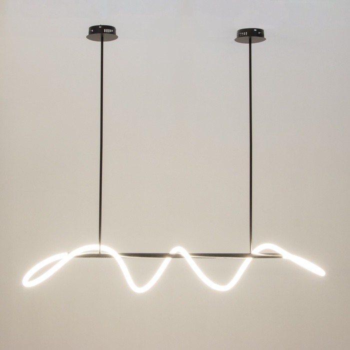 Светильник "Стринд" LED 60Вт 6000К черный 100х10х100 см