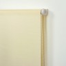 Штора рулонная, 60×180 см (с учётом креплений 3,5 см), цвет кремовый