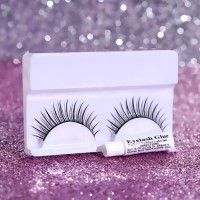 Ресницы накладные «Натурель», с клеем, цвет чёрный