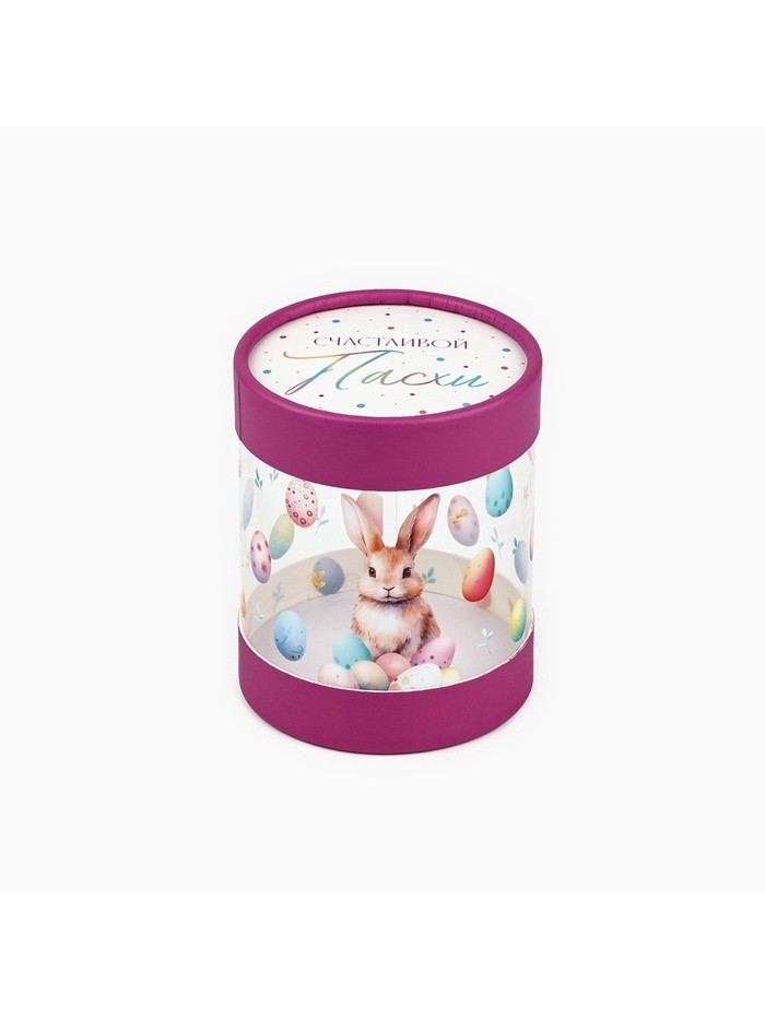 Коробка подарочная «Счастливой Пасхи», 10×11 см