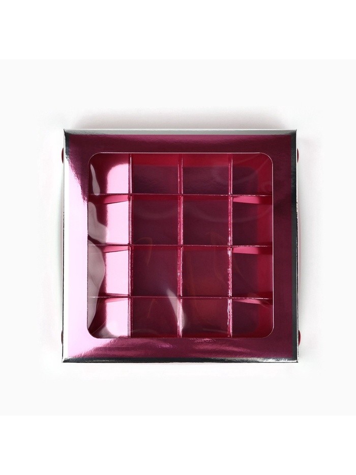 Коробка для конфет «Любовь», 18.5×18.5×3.5 см