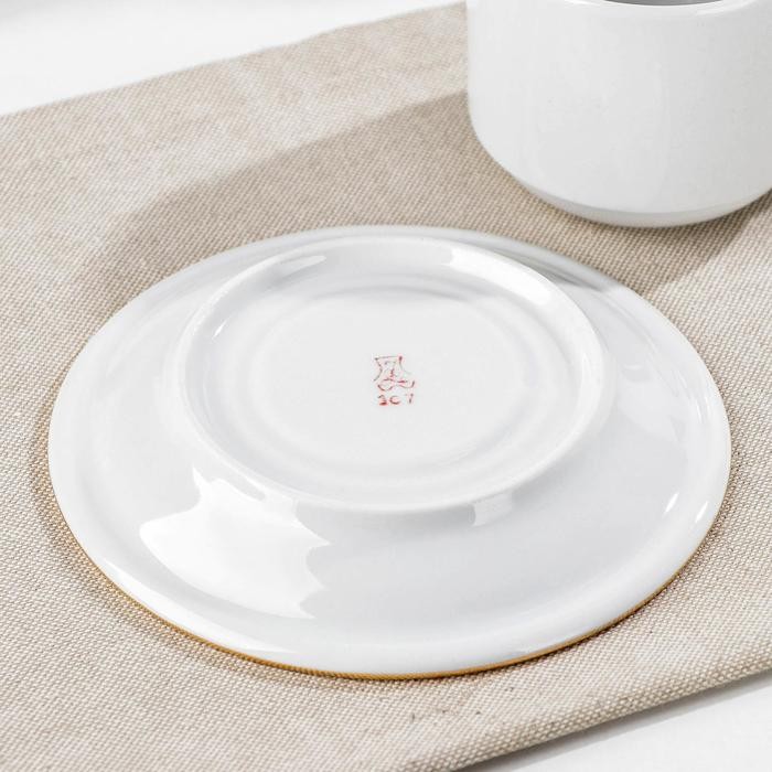 Чайная пара «Мокко», 220 мл, блюдце 14 см,