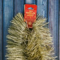 Мишура новогодняя «Зимнее волшебство. Бумеранг», d-11,5 см, 200 см, МИКС