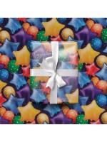 Бумага упаковочная глянцевая «Воздушные шары», 70×100 см