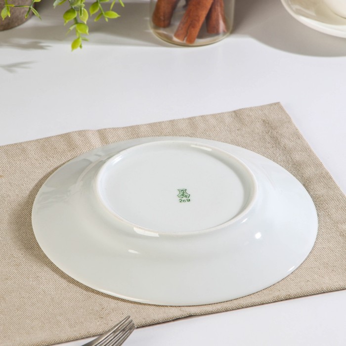 Тарелка мелкая «Маки красные», d=20 см Тарелка мелкая «Маки красные», d=20 см