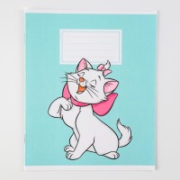 Тетрадь 12 листов, линейка, Коты-аристократы