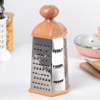 Тёрка шестигранная Доляна «Деревенька», 12×10×23 см