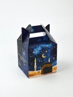 Коробка подарочная складная на Рамадан «Священный праздник», 14×14×14 см