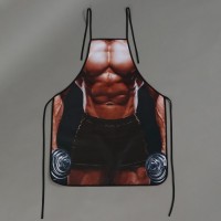 Фартук кухонный «Бодибилдер», полноцветный