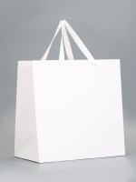 Пакет для торта, подарочный, 30×17.5×30 см, белый