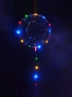 Воздушный шар полимерный 20", светящийся, МИКС