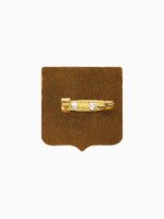 Значок «Герб», 3 см, цветной в золоте