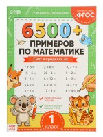 Тренажёр «6500+ примеров по математике», 100 стр.