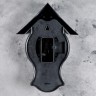 Часы настенные, серия: Маятник, "Белый домик", дисретный ход, 40 х 29 см