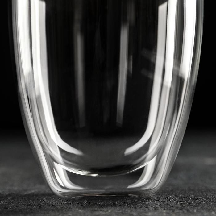 Стакан с двойными стенками «Эко», 330 мл, цвет прозрачный