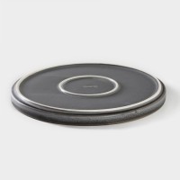 Тарелка Magistro Urban, d=22.5 см, фарфор, серая