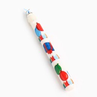 Свеча в торт сюрприз, с открыткой, Холодное сердце