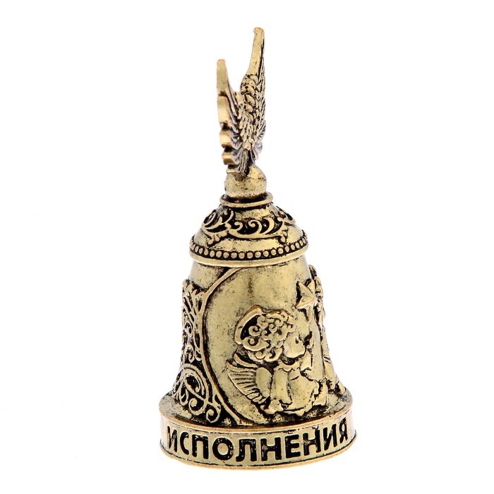 Колокольчик ангел «Исполнения желаний», 7×3.3 см