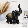 Копилка для денег «Слон», гипс, чёрный, 30×25 см