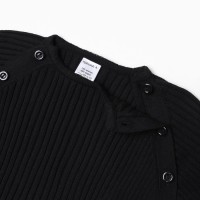 Комбинезон вязаный Крошка Я, р.68-74, черный