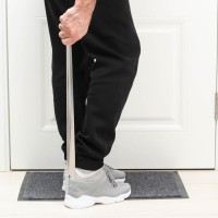 Ложка для обуви Доляна, металлическая, 60×4.5 см, нержавеющая сталь