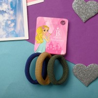 Резинка для волос "Махрушка спорт" (набор 3 шт) пастель весна, 4 см, микс