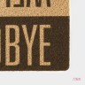 Коврик придверный Доляна «Здравствуйте/До свидания», 40×60 см