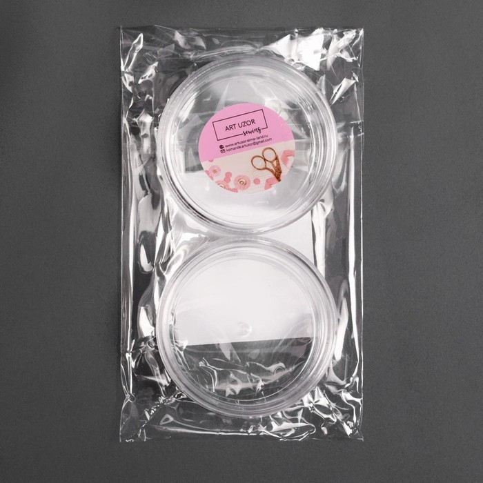 Баночки для хранения мелочей, d = 3 × 1,5 см, 5 гр, 3 шт