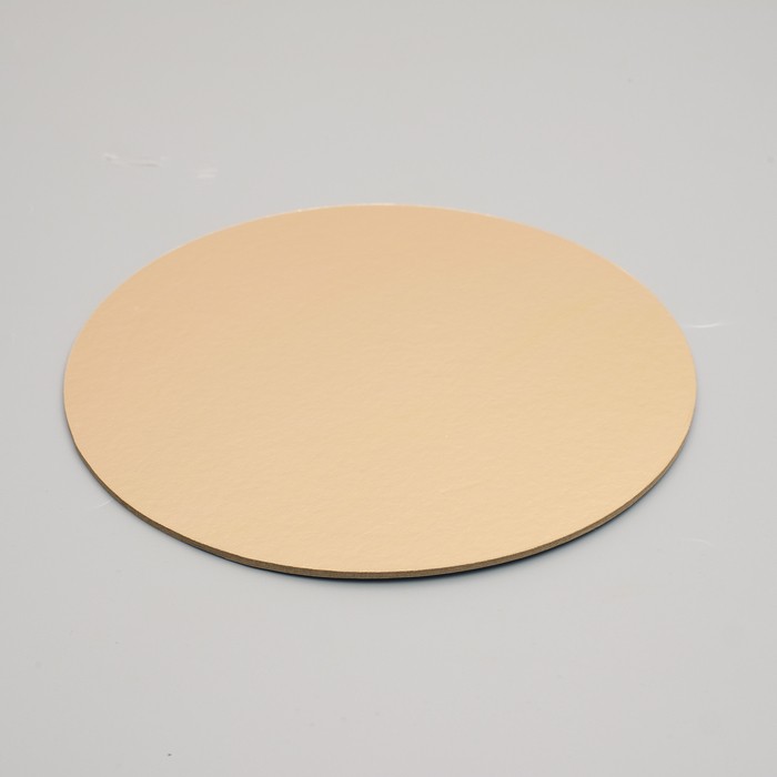 Подложка усиленная, золото - голубой, 26 см, 3,2 мм