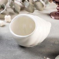 Сахарница Magistro «Ракушка», 330 мл, цвет белый